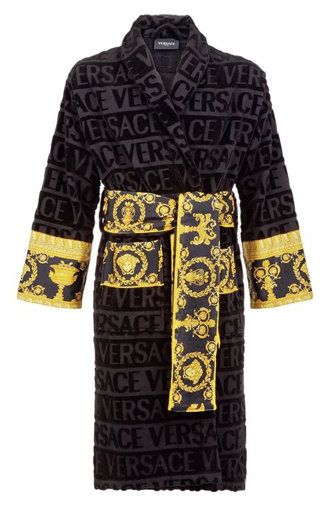 versace smoking robe|Versace housecoat.